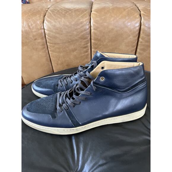 LAVATI Navy-Mid | NAVY Italian Leather Shoes US 11 main image 3